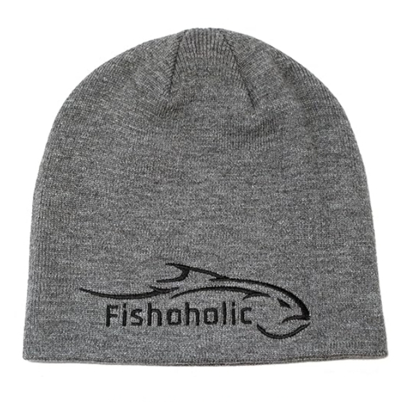 Fishing Outdoors Beanie Watch Skull Cap Stocking Hat Embroidered Logo Gray New - Picture 1 of 5